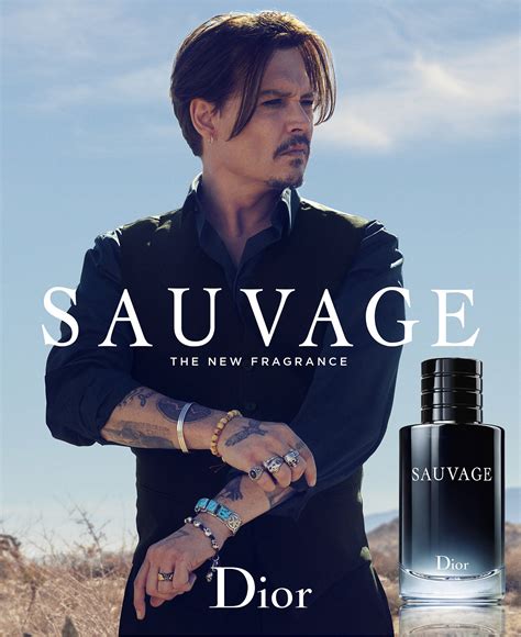 Johnny Depp and Dior sauvage